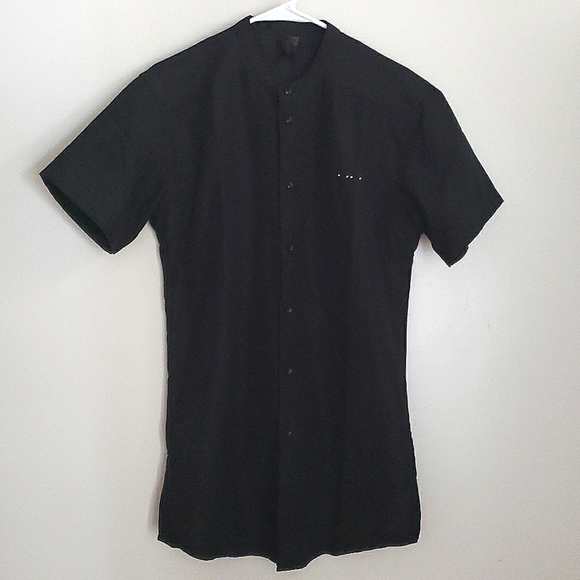Publish Mono Draco Button Down in Black - Picture 2 of 7